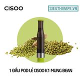  Pack Dầu Thay Thế Cisoo K1 Mung Bean - Pack 4 Pod Chính Hãng 