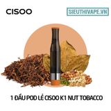  Pack Dầu Thay Thế Cisoo K1 Nut Tobacco - Pack 4 Pod Chính Hãng 