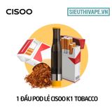  Pack Dầu Thay Thế Cisoo K1 Premium Tobacco - Pack 4 Pod Chính Hãng 