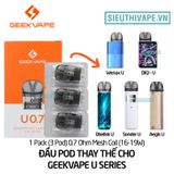  Đầu Pod Geekvape U Cartridge - Phụ Kiện Vape Pod Chính hãng 