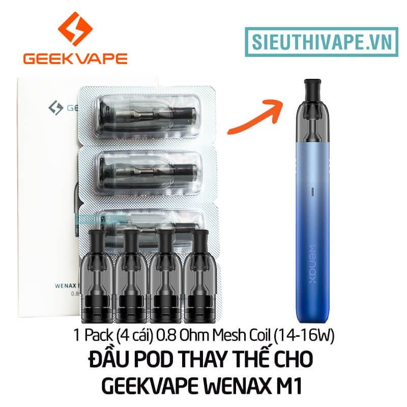  Đầu Pod Thay Thế Cho Geekvape Wenax M1 - Chính Hãng 