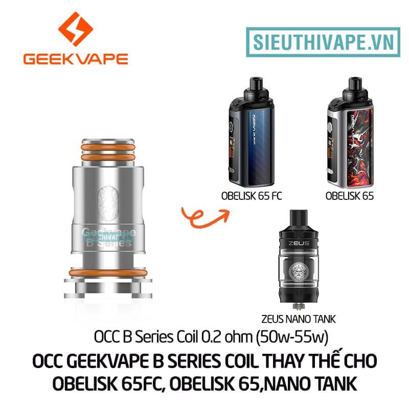  Coil OCC Geekvape B Series Cho Aegis Boost, Hero, Zeus Nano Tank - Chính Hãng 