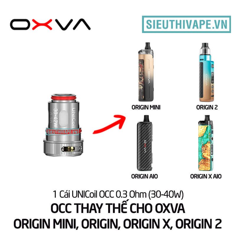  Coil Occ Thay Thế Cho OXVA Origin Mini, Origin, Origin X, Origin 2 Pod Kit - Chính Hãng 