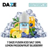  7 Daze Fusion Salt Lemon Passionfruit Blueberry 30ml - Tinh Dầu Salt Nic Mỹ 