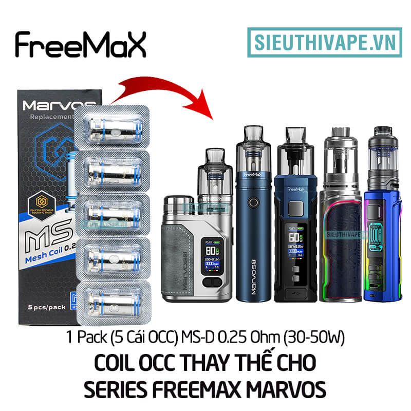  Coil OCC MS Mesh Coil Series Cho Freemax Marvos Vape Pod Kit - Chính Hãng 