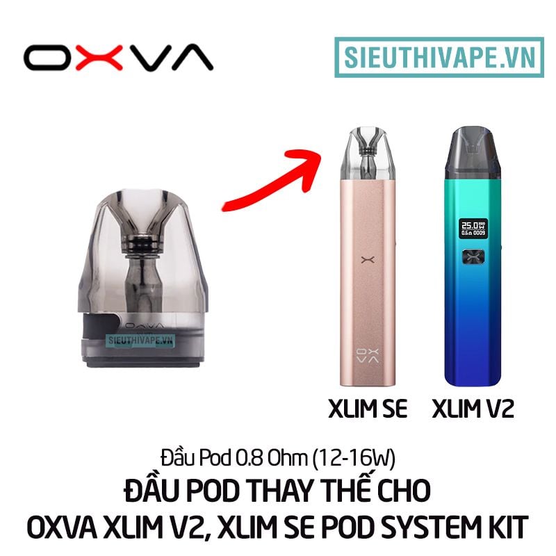  Đầu Pod Thay Thế Cho OXVA Xlim V2, XLIM SE Pod System Kit - Chính Hãng 