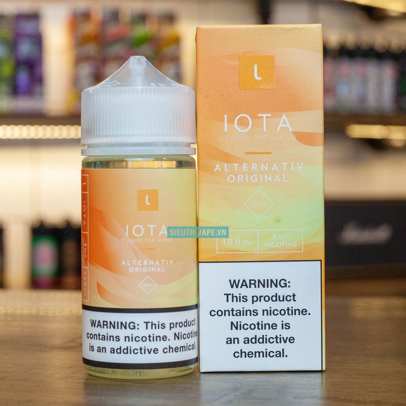  Alternativ IOTA 100ml - Tinh Dầu Vape Mỹ 