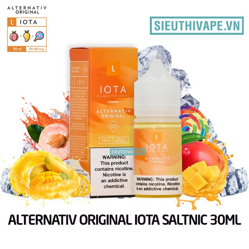  Alternativ Salts IOTA 30ml - Tinh Dầu Salt Nic Mỹ 