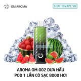  Aroma OM-002 Watermelon - Pod 1 Lần 8000 Hơi Có Sạc 