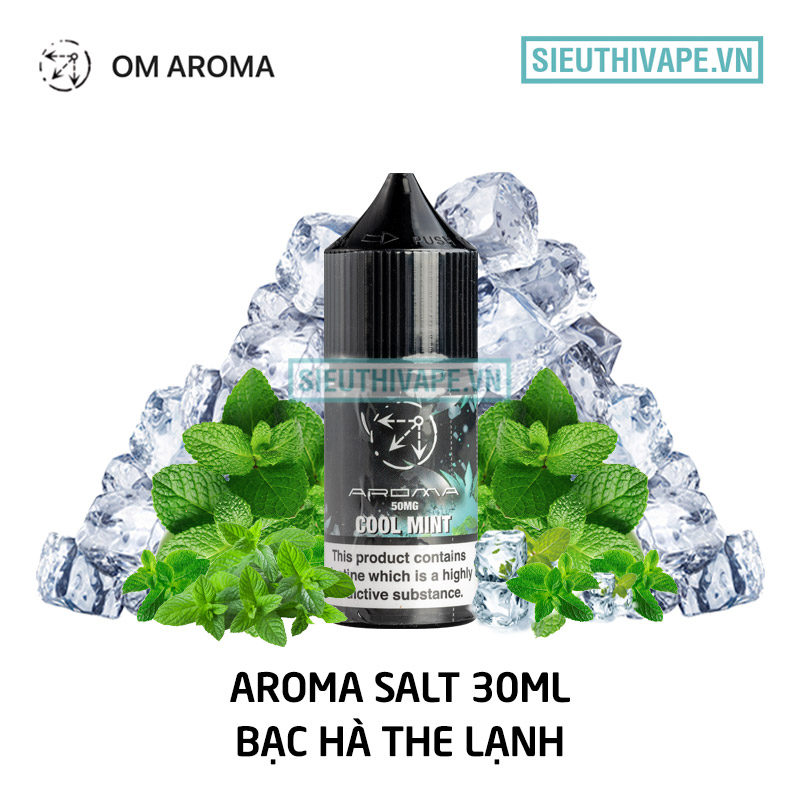 Aroma Salt bac ha the mat tinh dau pod 30ml