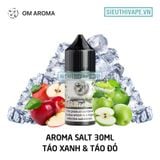  OM Aroma Salt Double Apple 30ml - Tinh Dầu Salt Nic Chính Hãng 