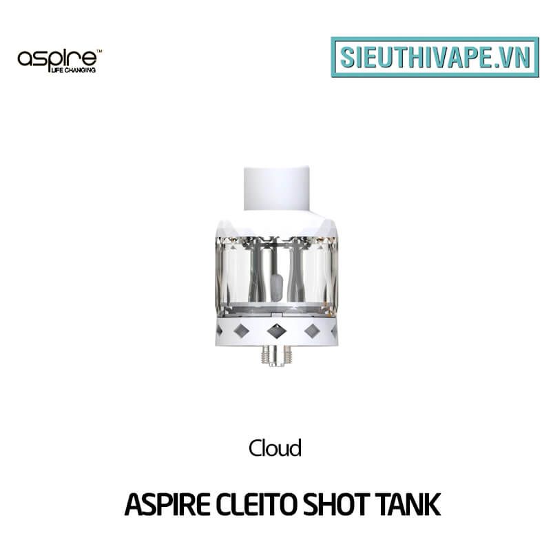  Aspire Cleito Shot Tank Dùng 1 Lần Mesh Coil 