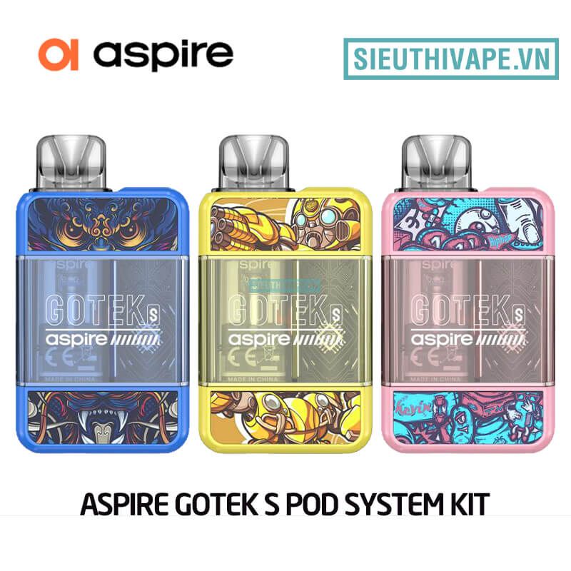  Aspire Gotek S Pod System Kit - Chính Hãng 