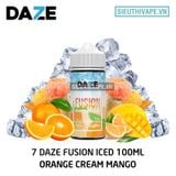  7 Daze Fusion Iced Orange Cream Mango 100ml - Tinh Dầu Vape Chính Hãng 