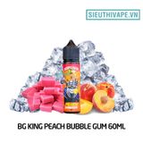  BubbleGum King Peach Bubblegum 60ml - Tinh Dầu Vape Malaysia 