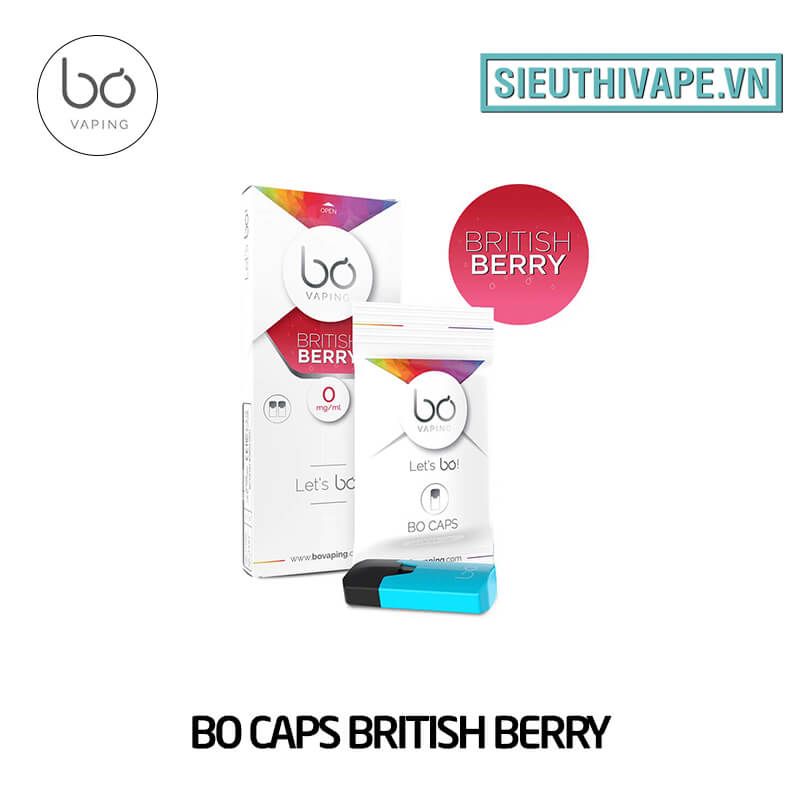  Bo Caps British Berry Chính Hãng - 1 Cái 