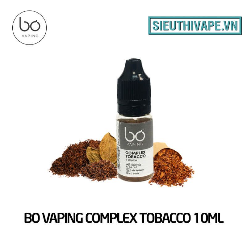  Bo Vaping Complex Tobacco 10ml - Tinh Dầu SaltNic Pháp 