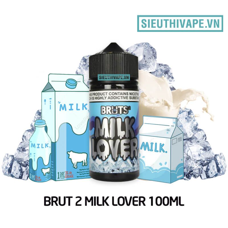  BRUTS 2 MILK Lover 100ml - Tinh Dầu Vape Malaysia 