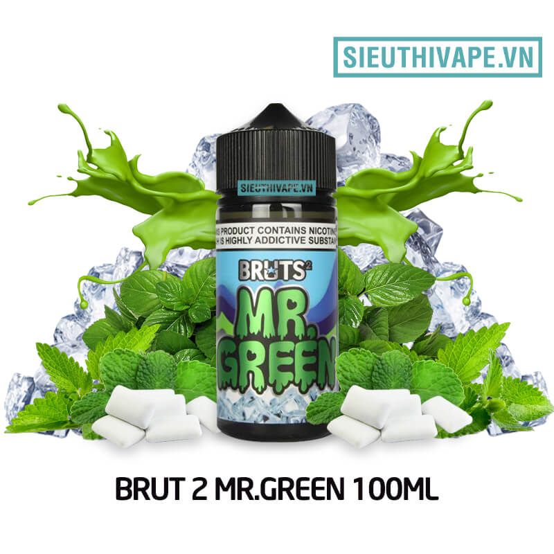  BRUTS 2 Mr Green 100ml - Tinh Dầu Vape Malaysia 