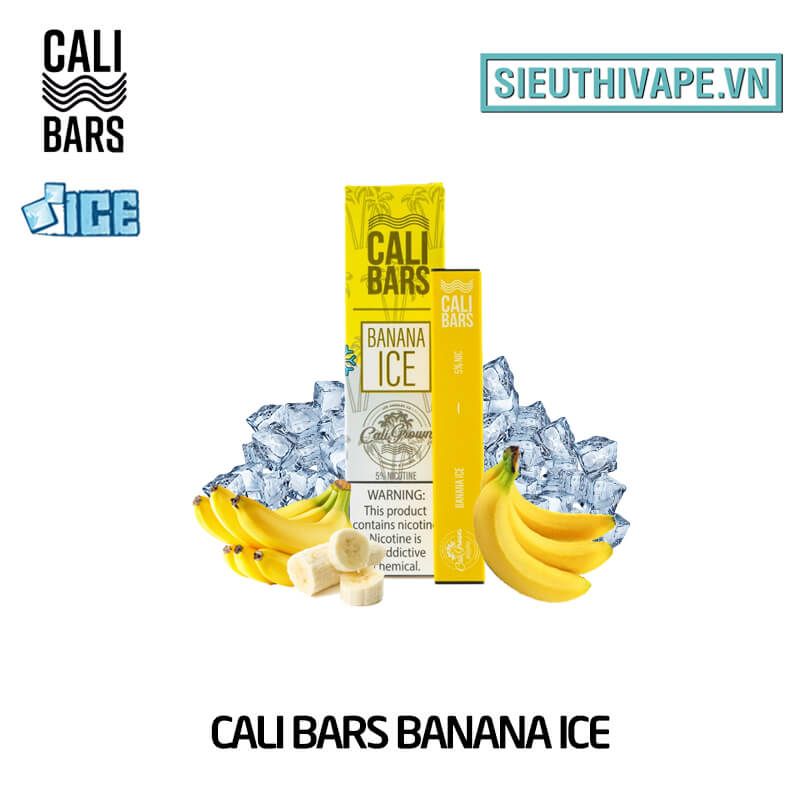  Cali Bars Banana Ice - Vape Pod Dùng 1 Lần 