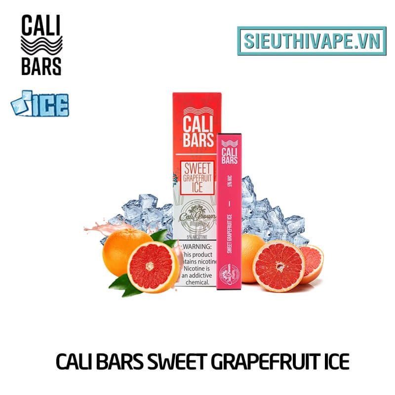  Cali Bars Sweet Grapefruit ICE - Vape Pod Dùng 1 Lần 