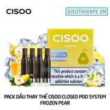  Pack Dầu Thay Thế Cisoo K1 Frozen Pear - Pack 4 Pod Chính Hãng 