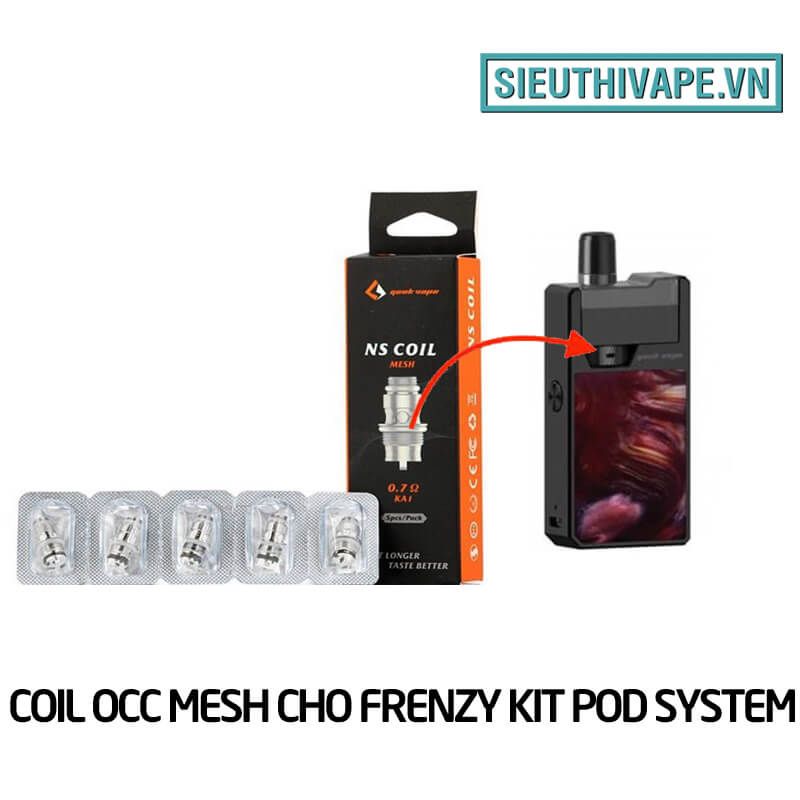  Coil Occ Mesh Cho Frenzy Pod System Chính Hãng 