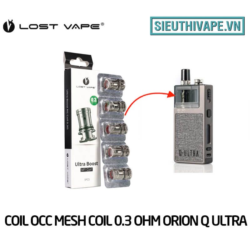  Coil Occ Mesh Coil 0.3 Ohm Orion Q Ultra Pod Kit 
