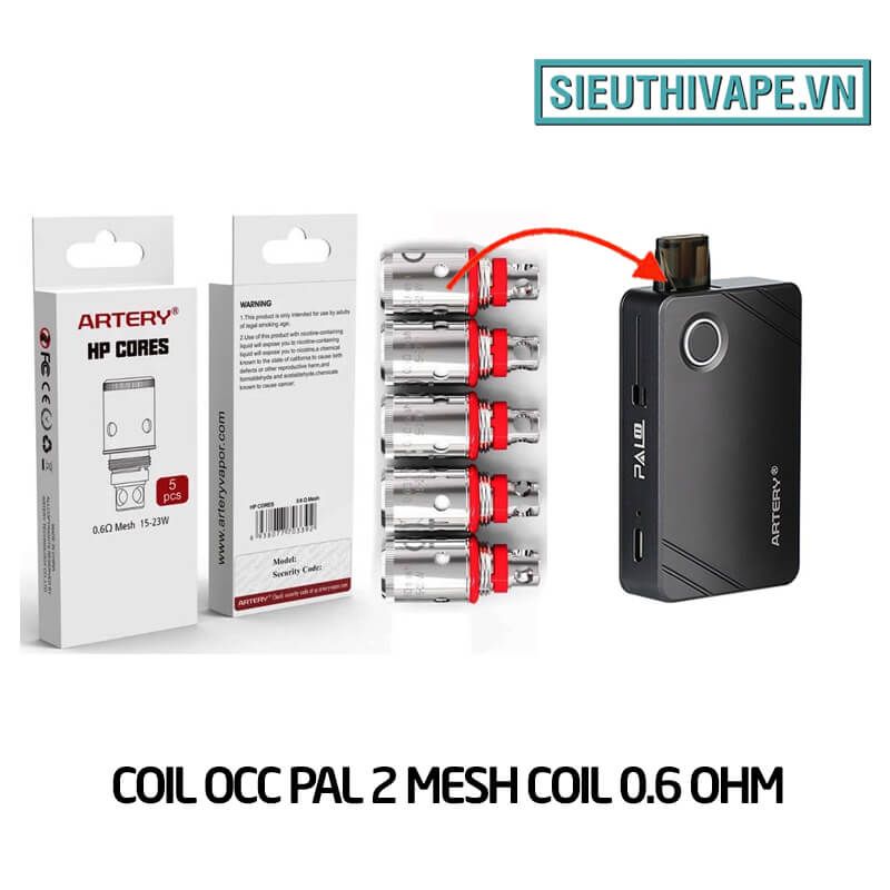  Coil Occ Pal 2 Mesh Coil 0.6 Ohm 