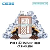  CS25 CS10000 Coffee Ice - Pod 1 Lần Có Sạc 10000 Hơi 