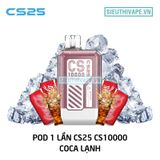  CS25 CS10000 Cola Ice - Pod 1 Lần Có Sạc 10000 Hơi 