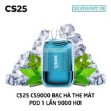  CS25 CS9000 Mint Ice - Pod 1 Lần 9000 Hơi Có Sạc 
