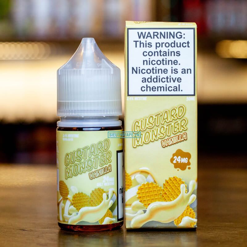  Custard Monster Salt Vanilla 30ml - Tinh Dầu Salt Nic Mỹ 