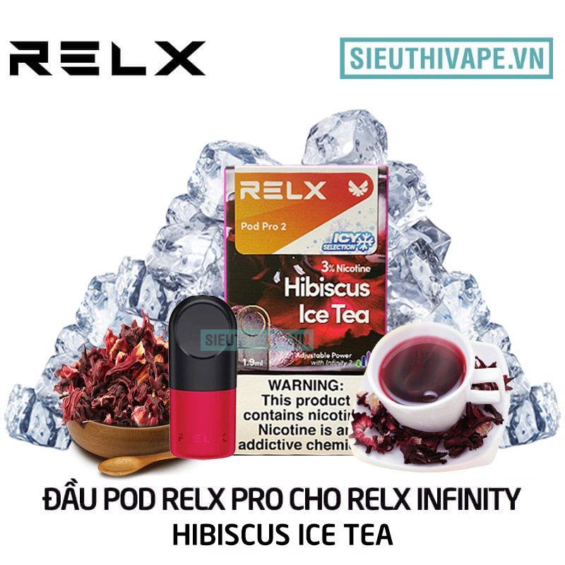  Pod Relx Pro 2 Hibiscus Ice Tea Cho Relx Pod - Chính Hãng 