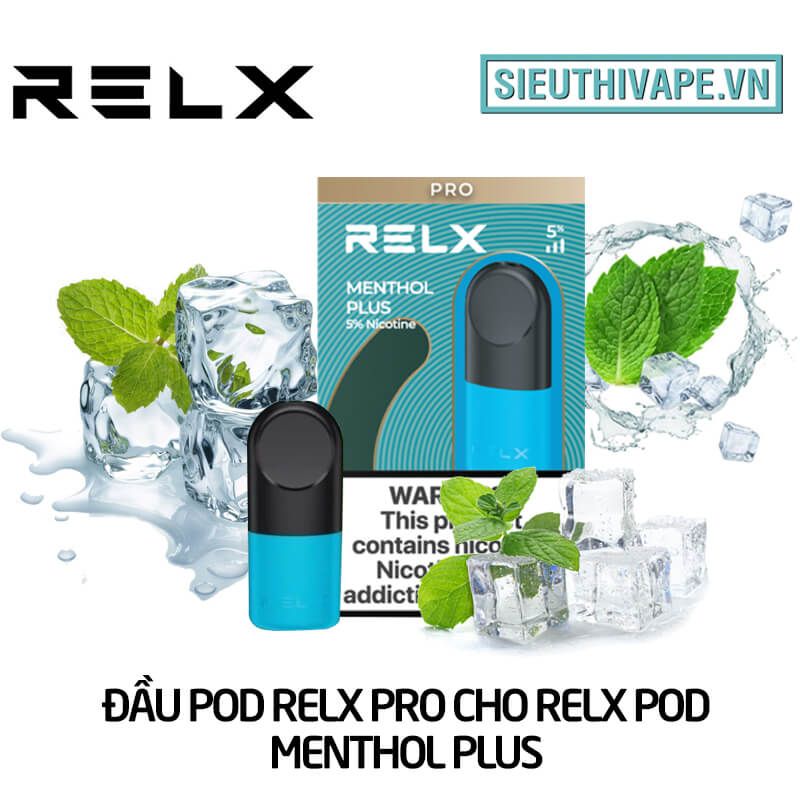  Pod Relx Pro Menthol Plus Cho Relx Infinity Pod - Chính Hãng 