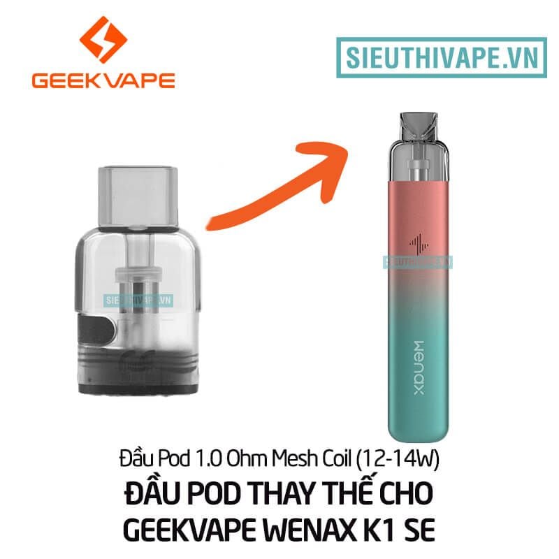  Đầu Pod Thay Thế Cho Geekvape Wenax K1 SE - Chính Hãng 