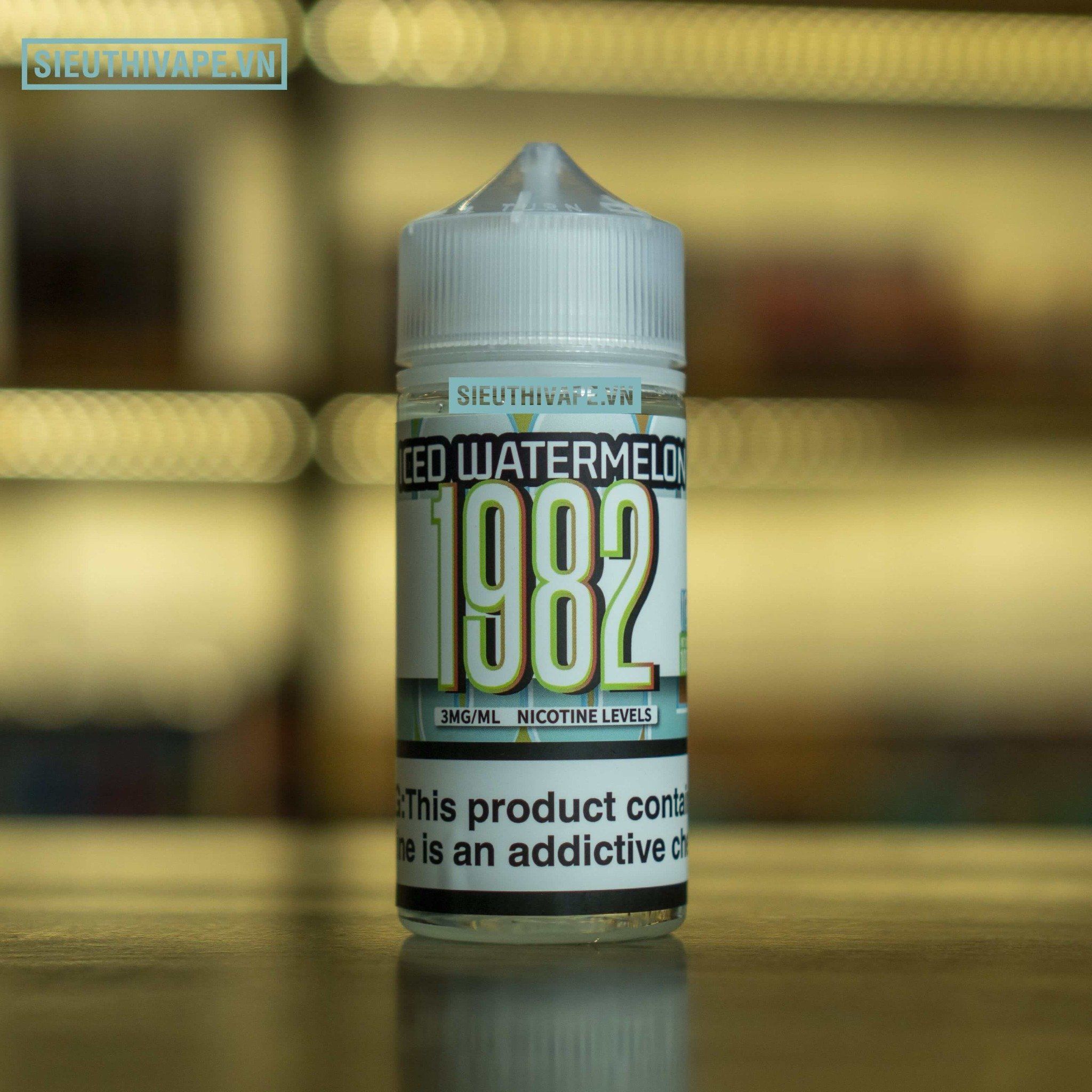  1982 Iced Watermelon 100ml - Tinh Dầu Vape Mỹ 