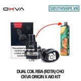  Dual Coil RBA (RDTA) Cho Oxva Origin X AIO Kit - Chính hãng 