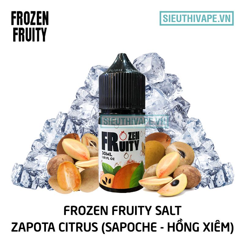  Frozen Fruity Salt Zapota Citrus 30ml - Tinh Dầu Saltnic Chính Hãng 