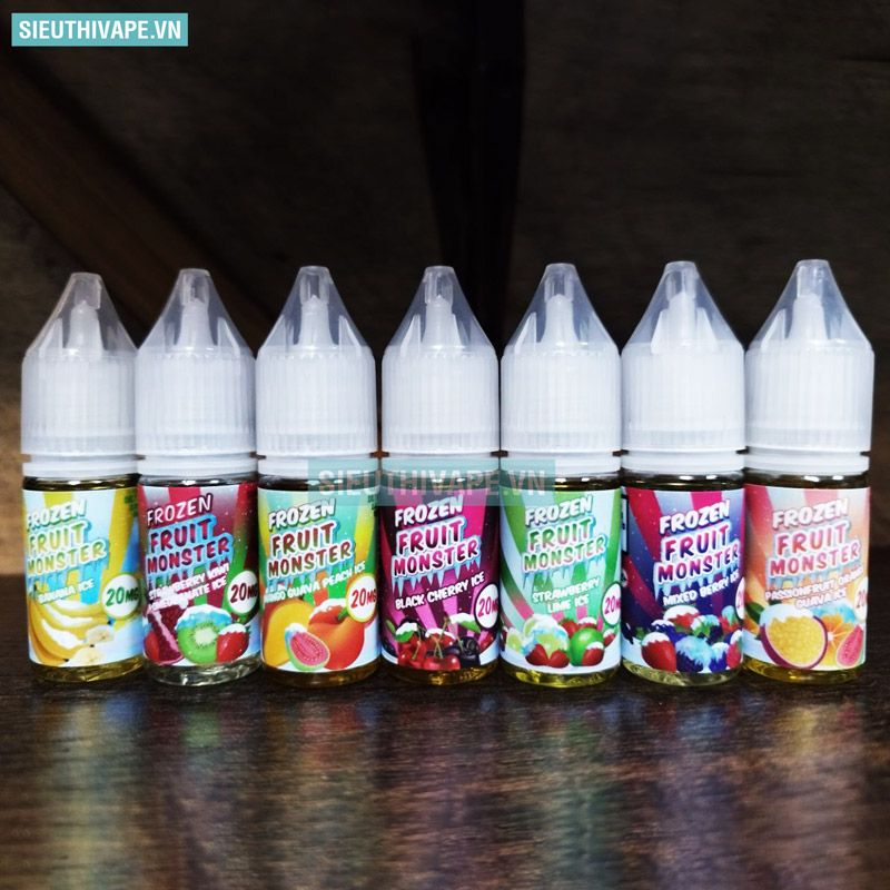  Frozen Fruit Monster Salt Strawberry Banana Ice 10ml - Tinh Dầu Salt Nic Mỹ 