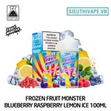  Frozen Fruit Monster Blueberry Raspberry Lemon Ice 100ml - Tinh Dầu Vape Mỹ Chính Hãng 
