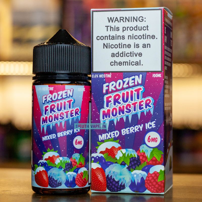  Frozen Fruit Monster Mixed Berry Ice 100ml - Tinh Dầu Vape Mỹ Chính Hãng 
