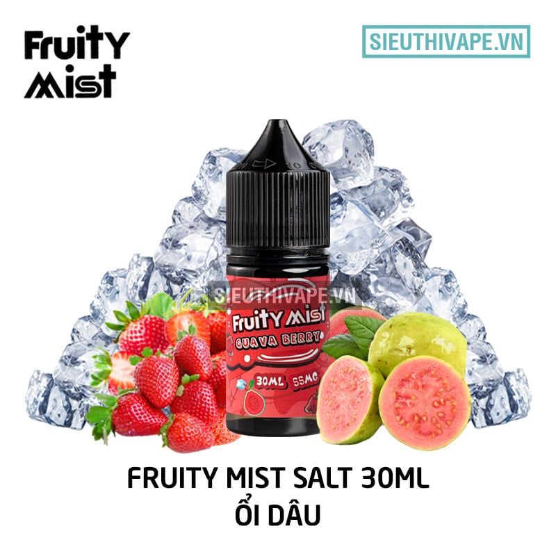  Fruity Mist Salt Guava Berry 30ml - Tinh Dầu Saltnic Chính Hãng 