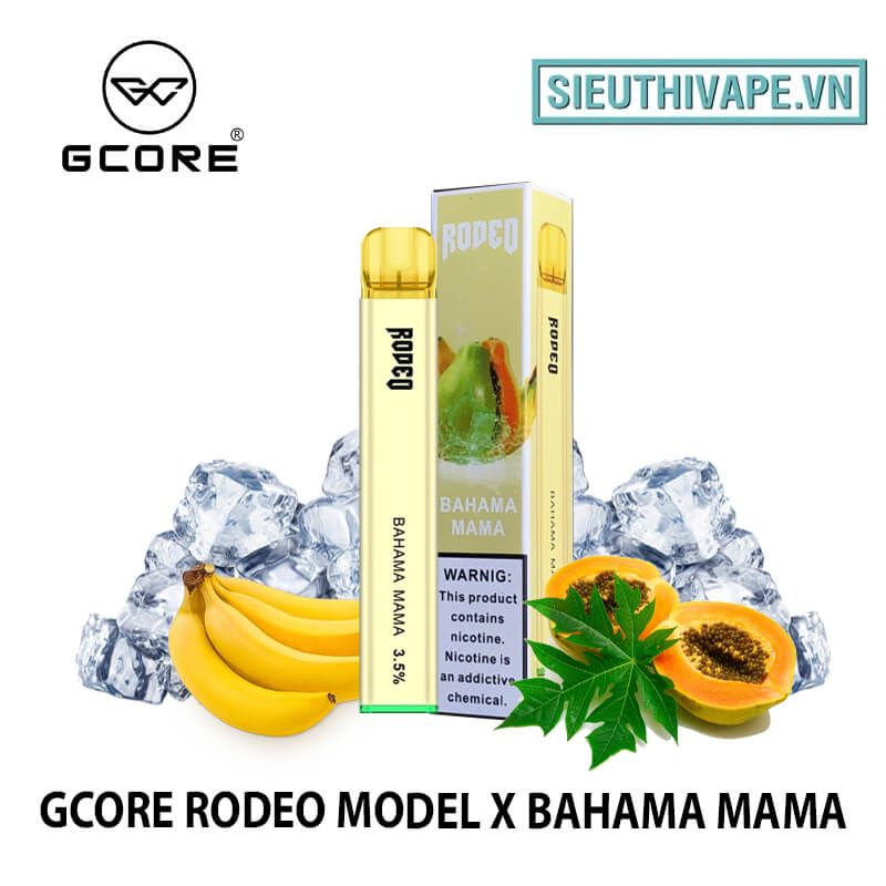  Gcore Rodeo Model X Bahama Mama Disposable - Vape Pod Dùng 1 Lần 