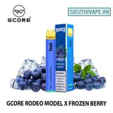  Gcore Rodeo Model X Frozen Berry Disposable - Vape Pod Dùng 1 Lần 