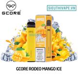  Gcore Rodeo 1600 Mango Ice Disposable - Vape Pod Dùng 1 lần 