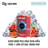  Geek Bar PSG Strawberry Watermelon - Pod 1 Lần Có Sạc 9000 Hơi 