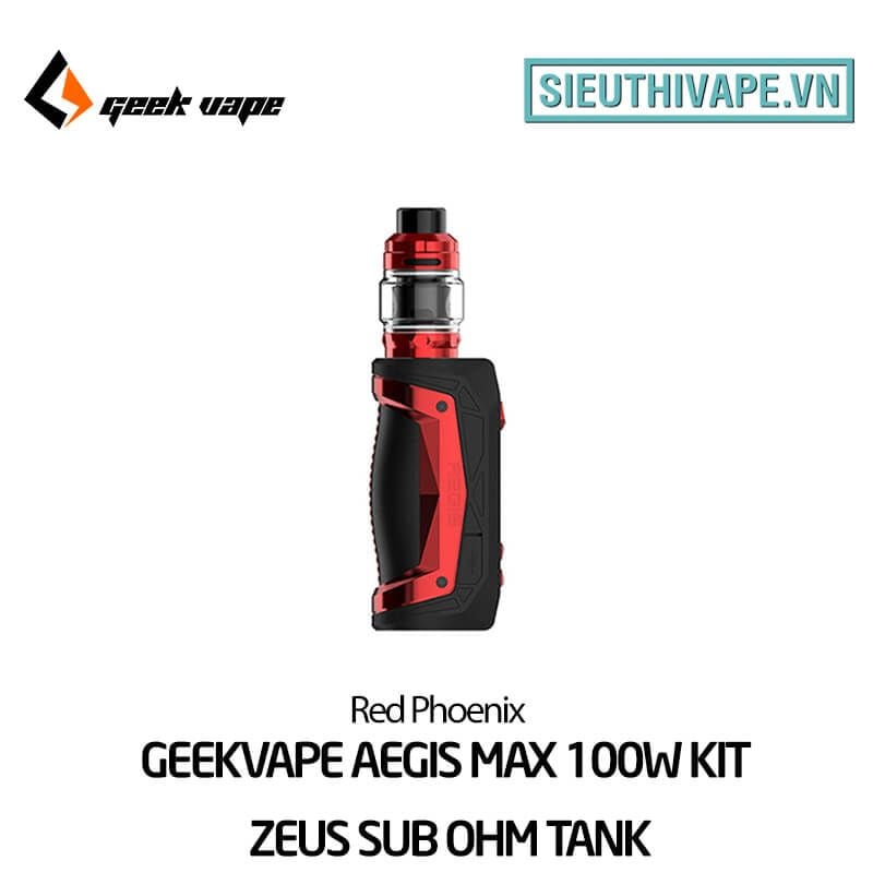  Geekvape Aegis Max 100W Zeus Sub Ohm Tank Vape Kit - Chính Hãng 