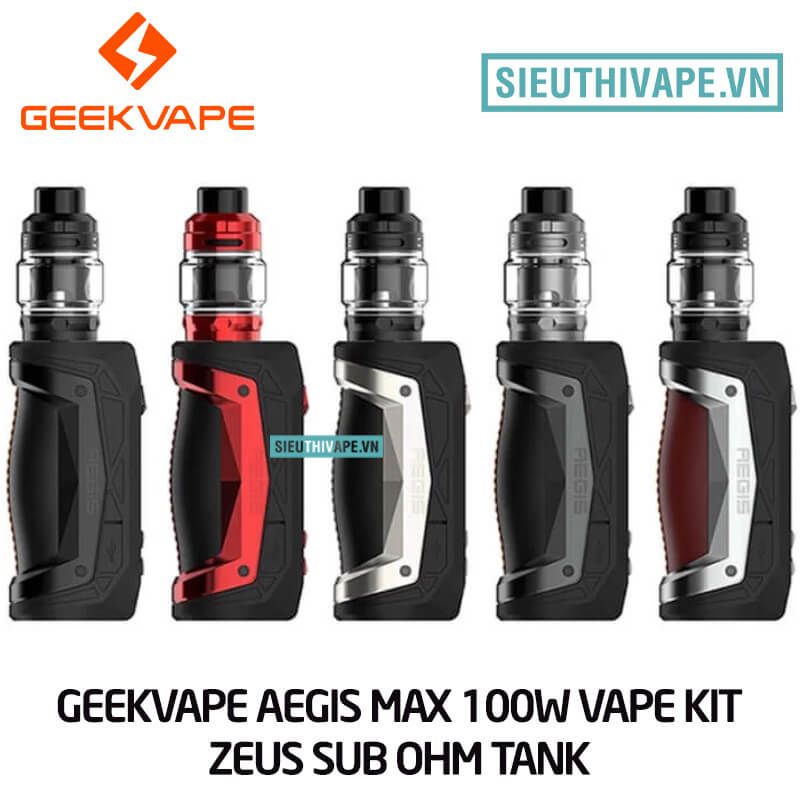  Geekvape Aegis Max 100W Zeus Sub Ohm Tank Vape Kit - Chính Hãng 