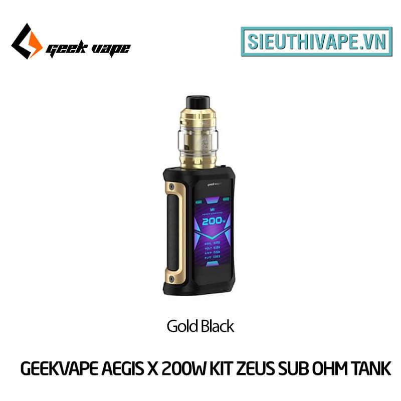  Geekvape Aegis X 200W Zeus Sub Ohm Tank Vape Kit - Chính Hãng 